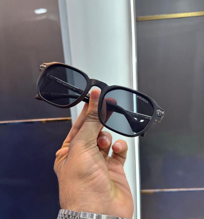 Prada Milano Silver-Black Luxury Shade 6005