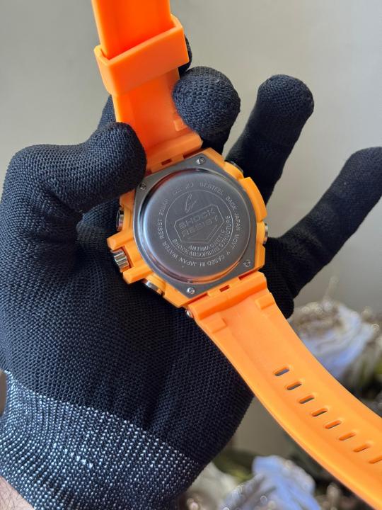 Gshock Sport Orange Analog With Digital Premium Watch