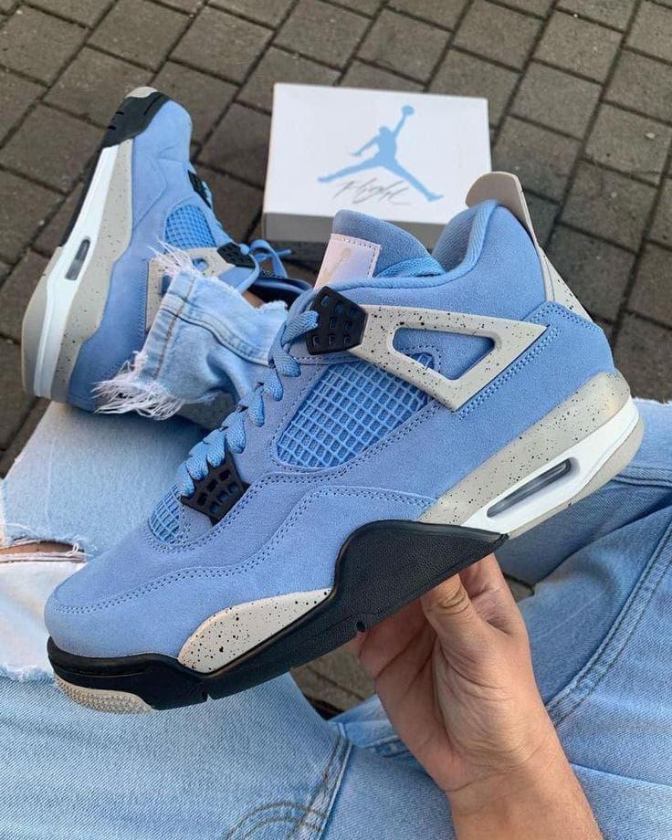 Air Jordan Retro 4 "University Blue UNC" ā Semi UA Drop
