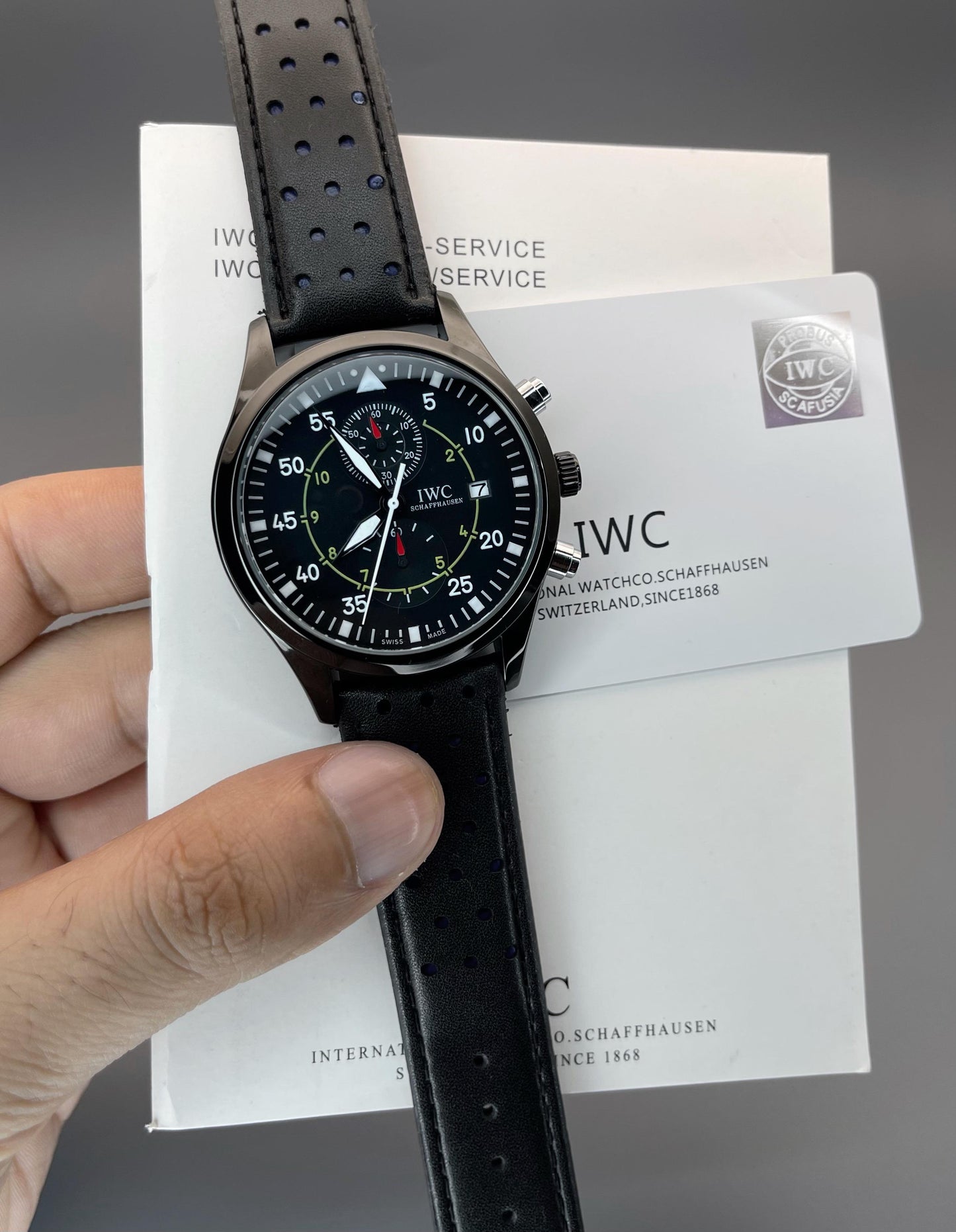 IWC Big Pilot – Full Brown Leather Strap