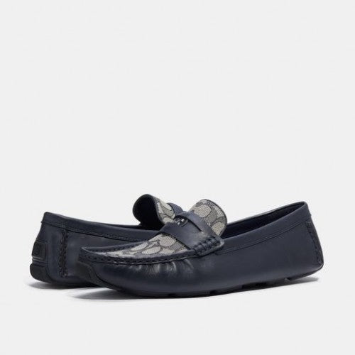 coac_h coin loafer black/cream