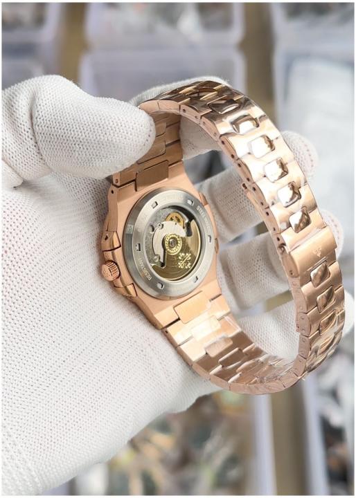Pate_k philippe nautilus automatic copper blue