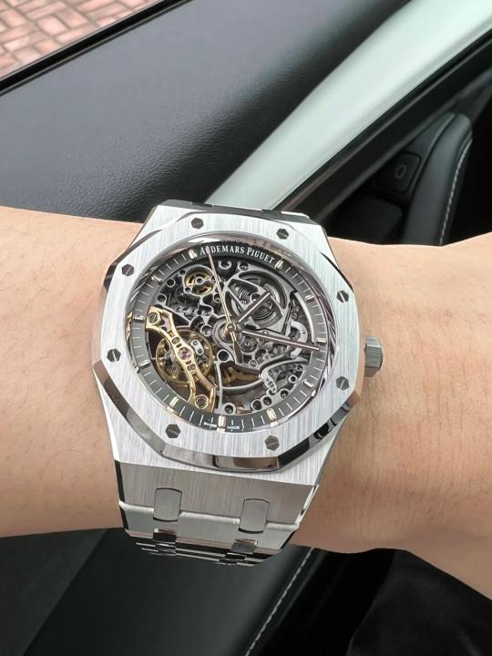 Audemars_piguet Royal Oak Skeleton Automatic Steel-Grey