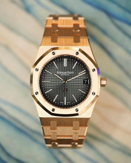 Audemars_piguet royal Oak Quartz Copper-BlackAsh