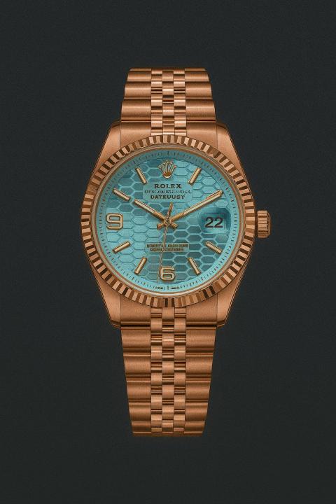 Role.x land dweller rose gold blue limited edition 003