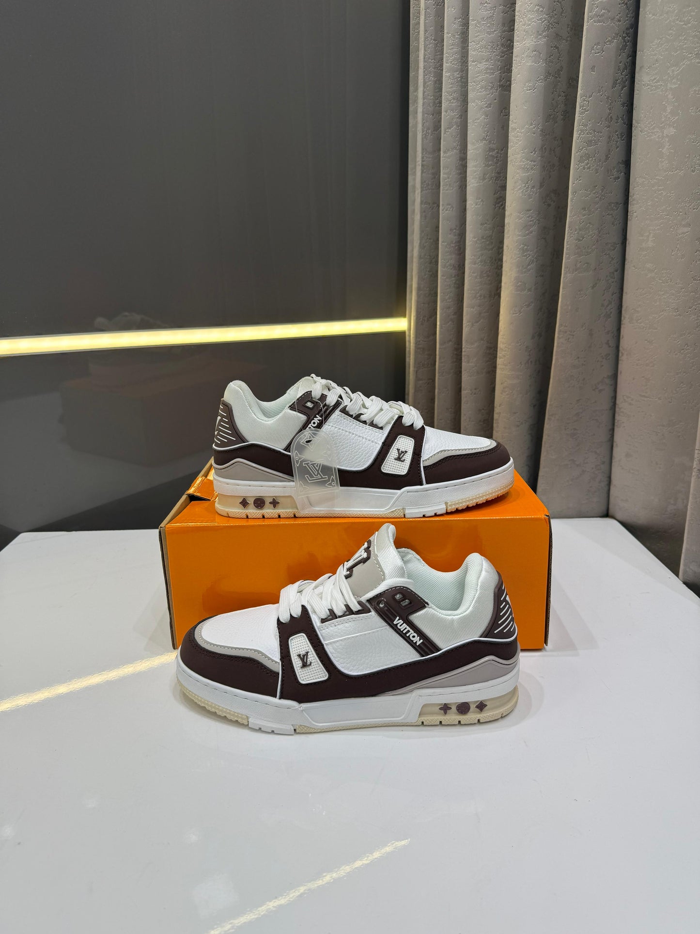 LV Street Style Trainer Mocha (Premium Quality)