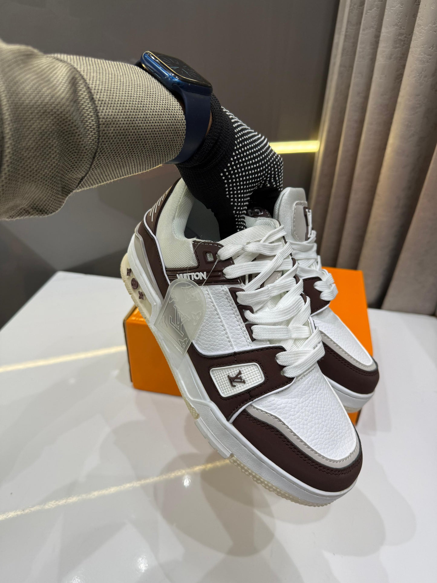 LV Street Style Trainer Mocha (Premium Quality)
