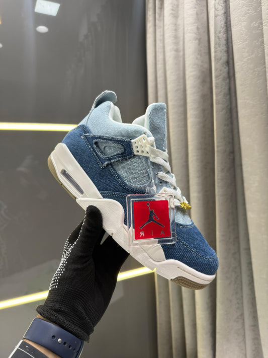 Air Jordan Retro 4 "Tex Denim Worn Blue" – Men’s Premium Drop