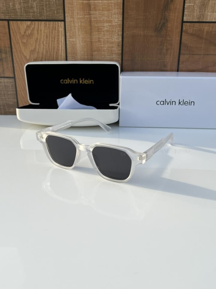Calvin Klein Y05 White-Black Sunglasses!
