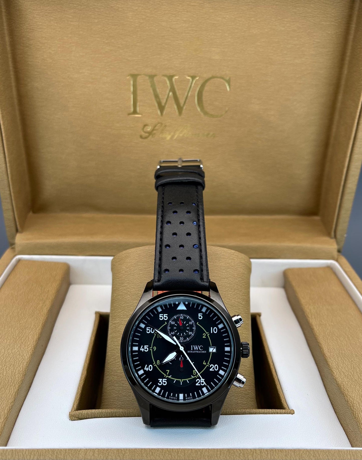 IWC Big Pilot – Full Brown Leather Strap